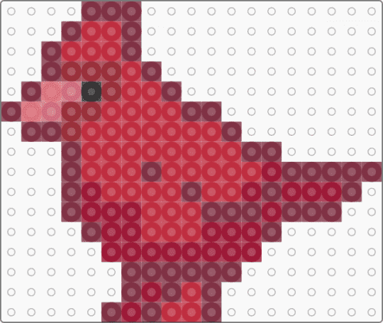 Cardinal - bird, brown, cardinal, quadrobics, red, therian