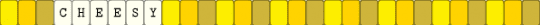 Cheesy (inanimate insanity) - bracelet, character, cheesy, cheesy ii, ii, osc, single, single bracelet, yellow
