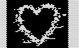 Heart - heart,silhouette,love,panel,valentines,black