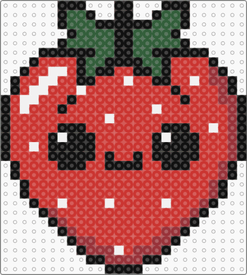 Fruit 8 - red, strawberry