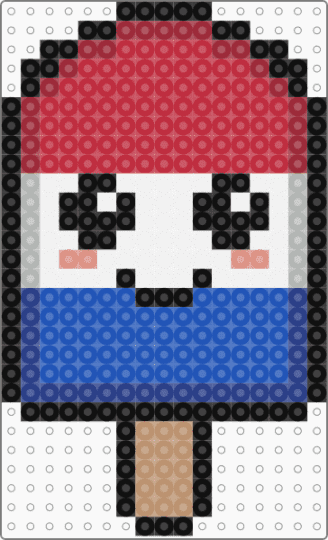 pop12 - blue, red