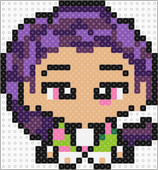 kpop 4 - beige, purple