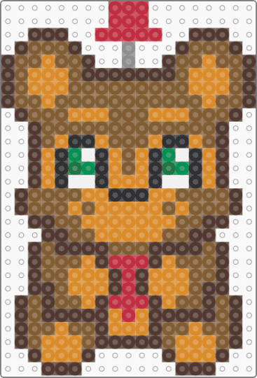 Freddy 15 - brown, orange, tan