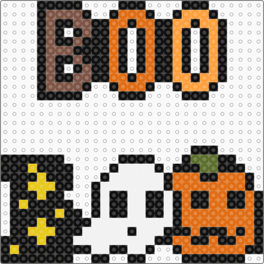 boo - black, orange