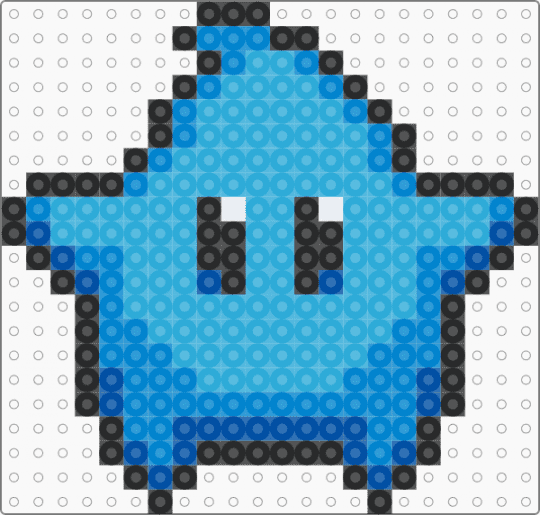 star 4 - blue, light blue