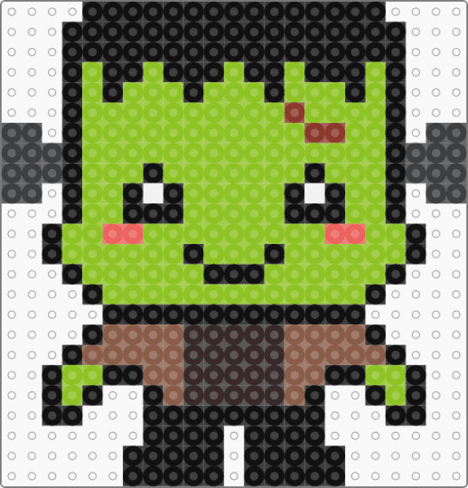 frank 1 - black, frankenstein, green, halloween, monster