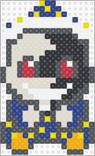 Freddy 10 - beige, blue, gray