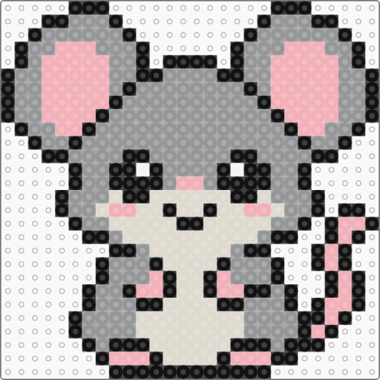 mo9 - beige, gray, mouse