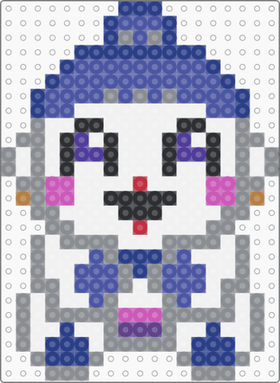 Freddy 29 - blue, gray, purple