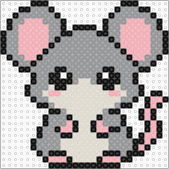 mo9 - beige, gray, mouse