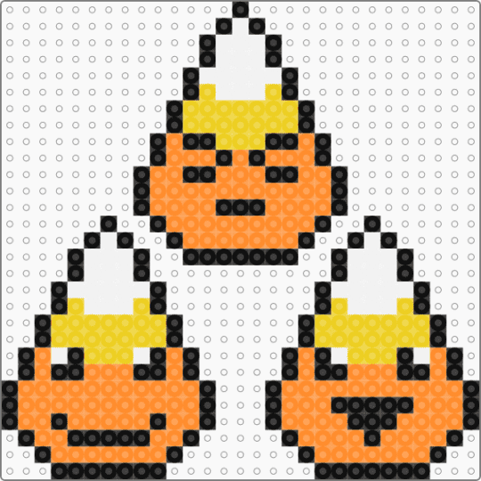 Candy Corn - orange, yellow