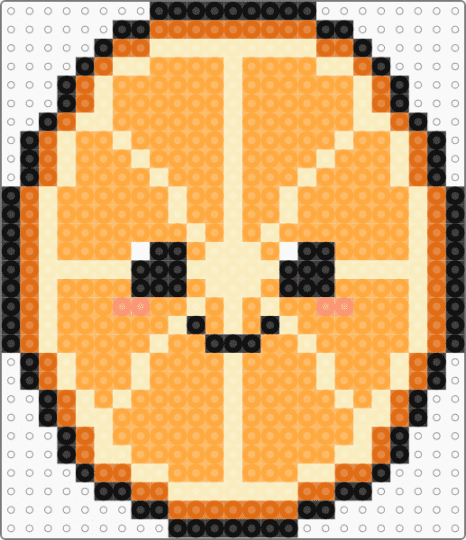 fruit 22 - beige, orange
