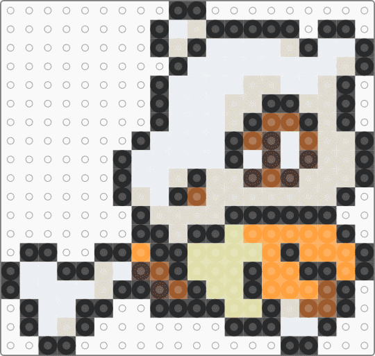 #0104 Cubone Pokémon - beige,orange