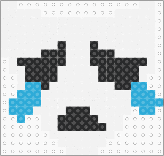 Gangle's sad mask - white,gangle,tadc,gangle tadc,the amazing digital circus