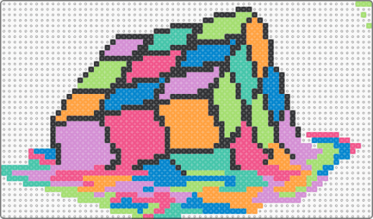 Melting Rubik's Cube - pink