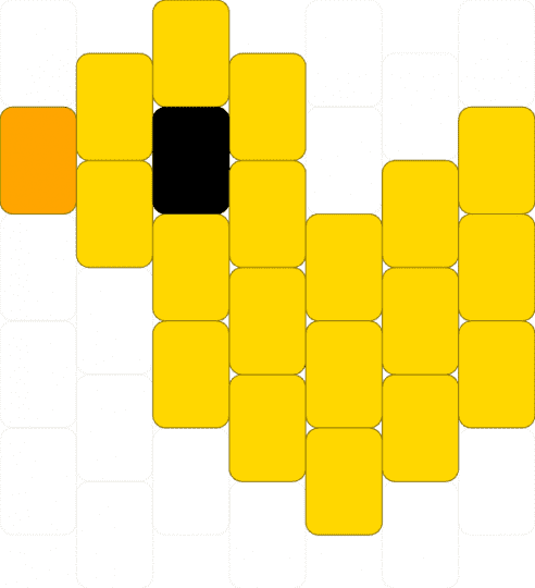Small duck - yellow