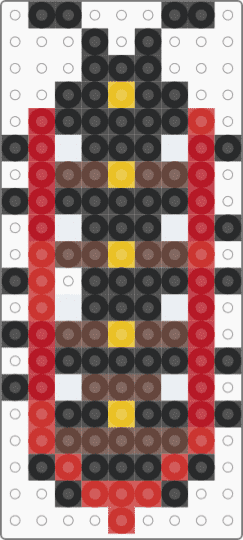 Clown Isopod - brown, red