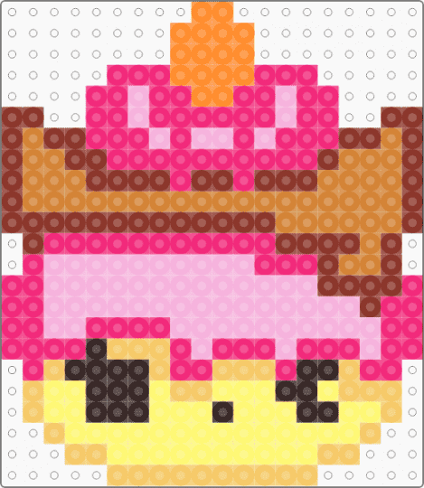 neapolitan num noms - neapolitan, numnoms, pink, yellow