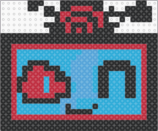 Vox - red,light blue
