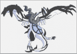 Drak pokemon - drak,pokemon,fakemon,character,gaming,white,black