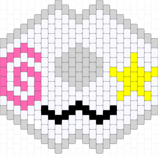 Gangle Spudsys Mask - pink, white, yellow