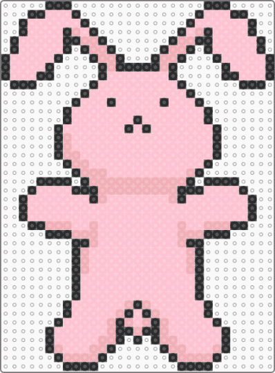 Usa-chan - pink,bunny,anime,plush toy