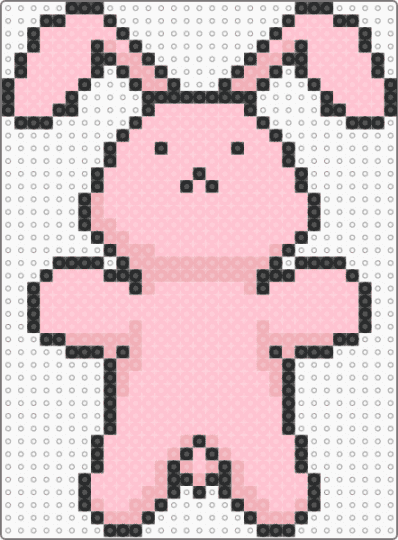 Usa-chan - pink,bunny,anime,plush toy