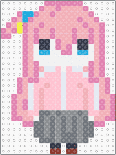 Hitori Gotoh - pink,beige,gray,girl,anime