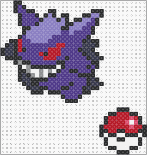 Gengar - Party - purple