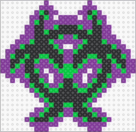 Toxic - green, pink