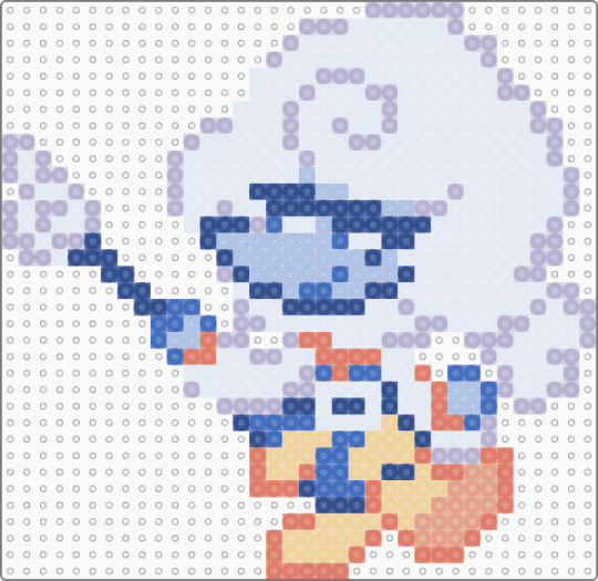 Elniña ; deltarune - blue, cloud, deltarune, deltarune chapter 3, demigirl, elnina, gray, lanino, ok, what do i even put here, white
