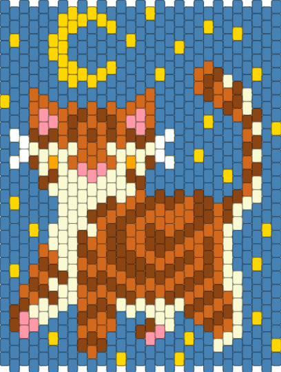 Leafpool (WC) bag panel - blue