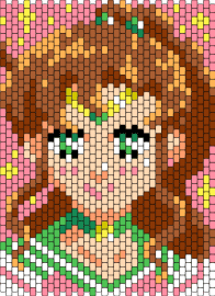 sailor jupiter bag panel - sailor jupiter,sailor moon,anime,manga,magical girl,bag panel,lightning,stars,pi