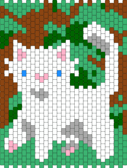 Cloudtail (WC) bag panel - green,red