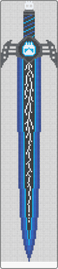 blue lightning blade, version 2 - blue