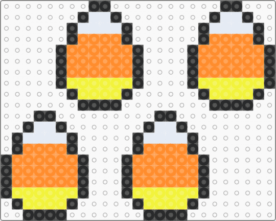 candy corn - orange,yellow