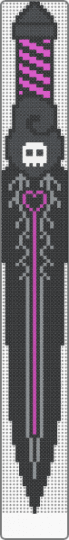 valentines blade, version 2 - black,pink,gray