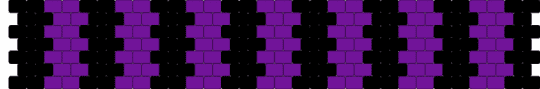 striped belt(purple) - black,purple