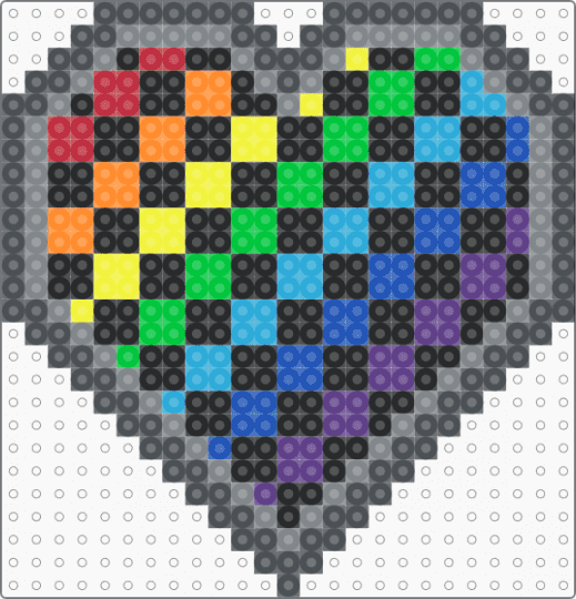 scene heart - gray,purple