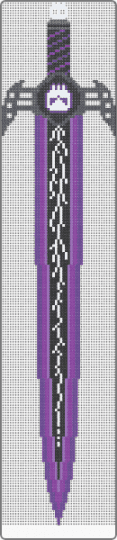 purple lightning blade, version 2 - pink, purple