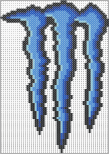 single monster logo - monster,energy,drink,logo,food,blue,light blue