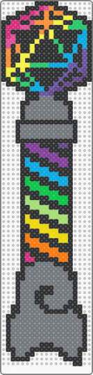rainbow D20 hilt - black,gray