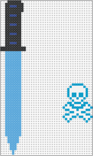 blue knife - light blue