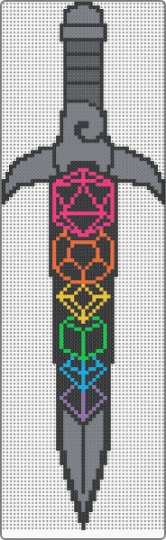 DND sword - black,gray