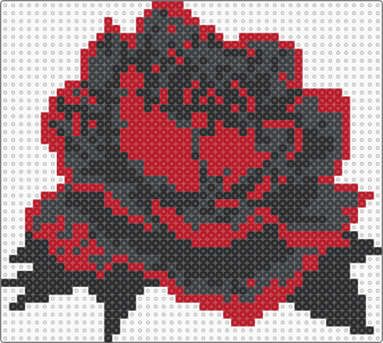 dark rose - red,black