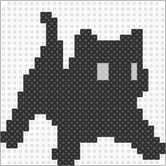 Blackcat1 - beige, black, white