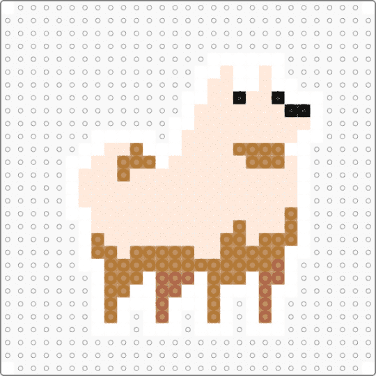 Samoyed - beige, tan