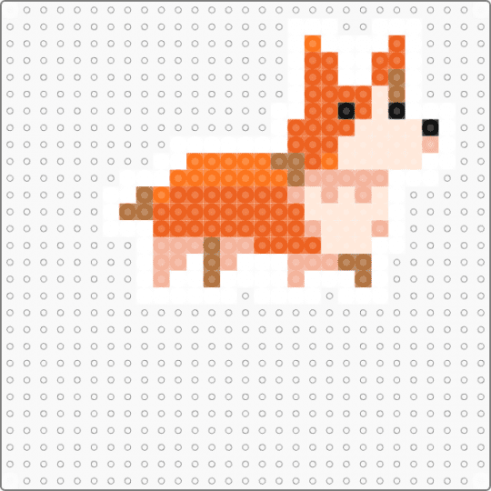 Corgi - beige, orange