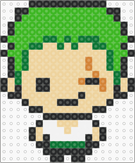 Zoro - beige,green