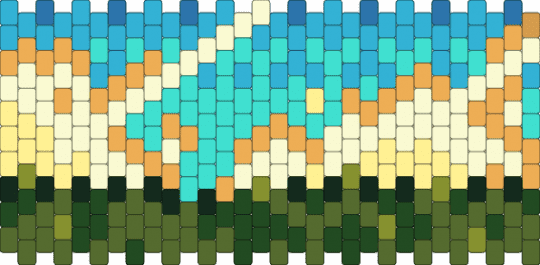 serene sky - gold, light blue, orange